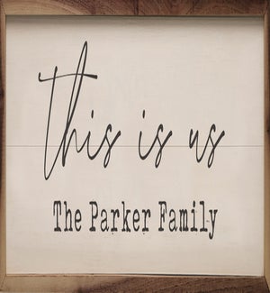 Personalized Name This Is Us White